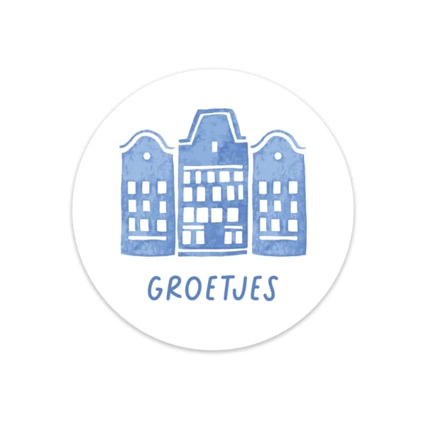 32 sticker hollandse groetjes 1