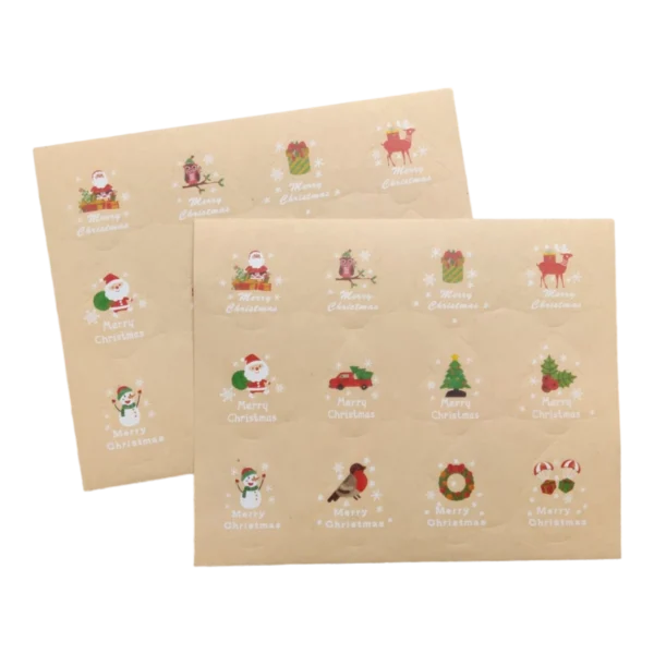 stickersvel kerstboom stickers