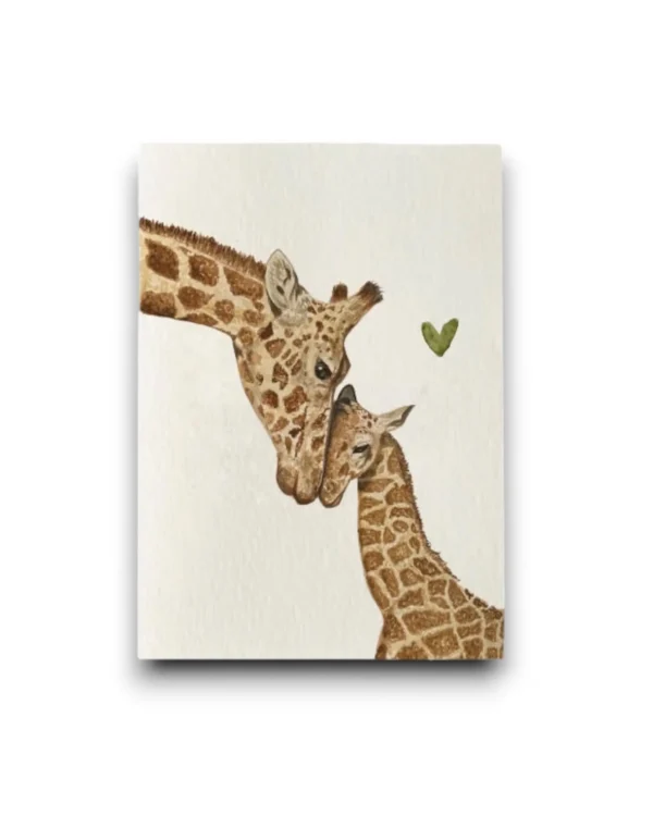 kaart giraffe liefde Photoroom