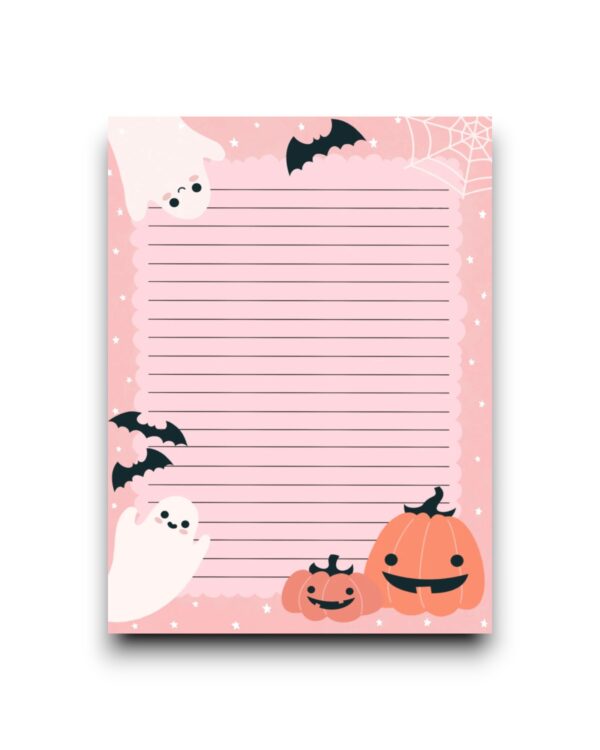 A5 Schrijfblok - Cute Halloween - Afbeelding 2