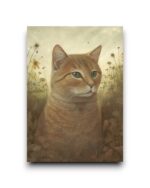 A6 Ansichtkaart - Cats: In the garden