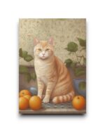 A6 Ansichtkaart - Cats: Ginger fruit