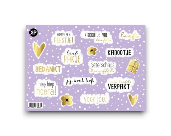 Stickervel - Feestelijke fun