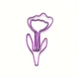 Papierclip - Tulpen paars