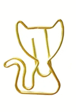 Papierclip - Kitten goud