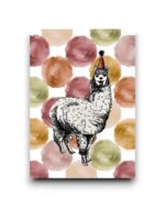 A6 ansichtkaart  - Lama