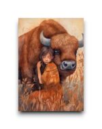 A6 Ansichtkaart - Animals Lovers - Buffel