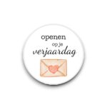 Sluitsticker - Openen op je verjaardag
