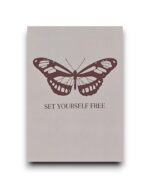 A6 Ansichtkaart - Set yourself free