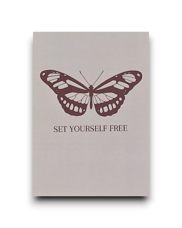 A6 Ansichtkaart - Set yourself free