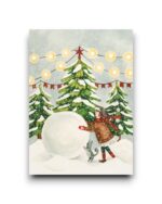 A6 Ansichtkaart - Snowman