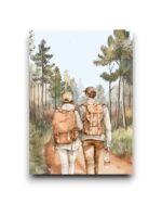 A6 Ansichtkaart - Samen wandelen