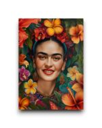 A6 Ansichtkaart - Frida Kahlo: Flowers