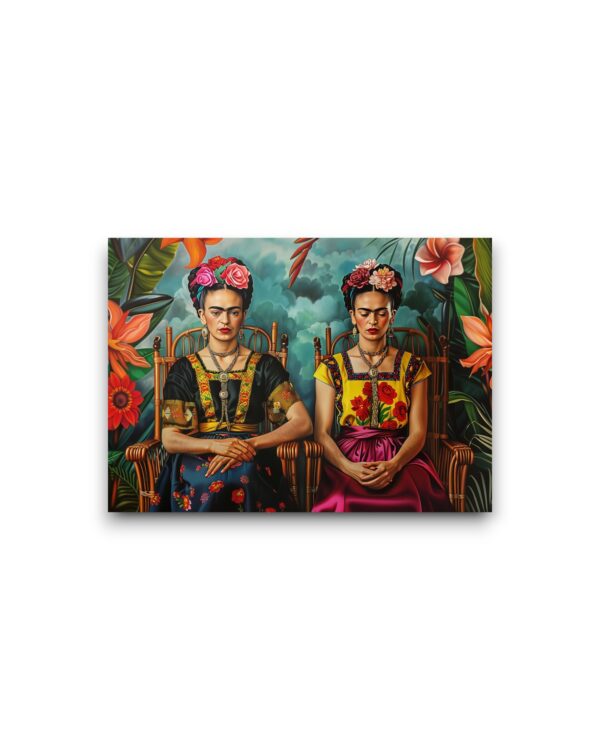 A6 Ansichtkaart - Frida Kahlo: Twee Frida's