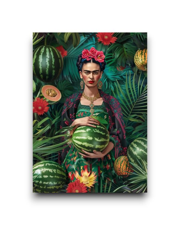 A6 Ansichtkaart - Frida Kahlo: Watermelon