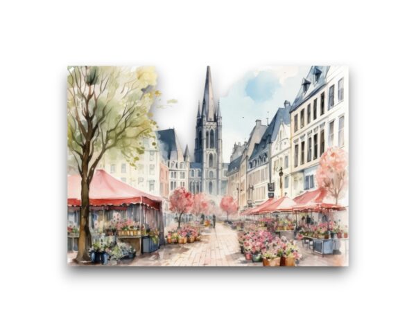 A6 Ansichtkaart - Spring Town