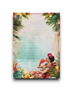 A5 Schrijfblok - Frida Kahlo: Summer