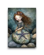 A6 Ansichtkaart - Mermaids: Zeester
