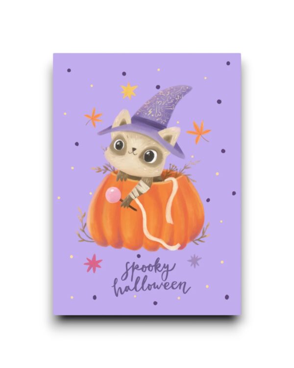 A6 Ansichtkaart - Spooky halloween