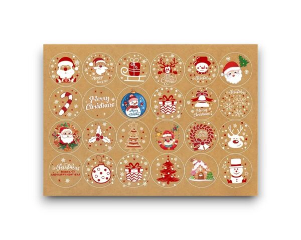 Stickervel - Kerst