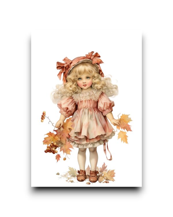 A6 Ansichtkaart - Autumn Fairy girls: Ivy