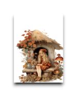 A6 Ansichtkaart - Autumn Fairy girls: Sienna