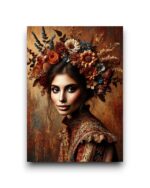 A6 Ansichtkaart - Autumn Woman: Banu
