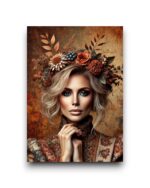 A6 Ansichtkaart - Autumn Woman: Estelle