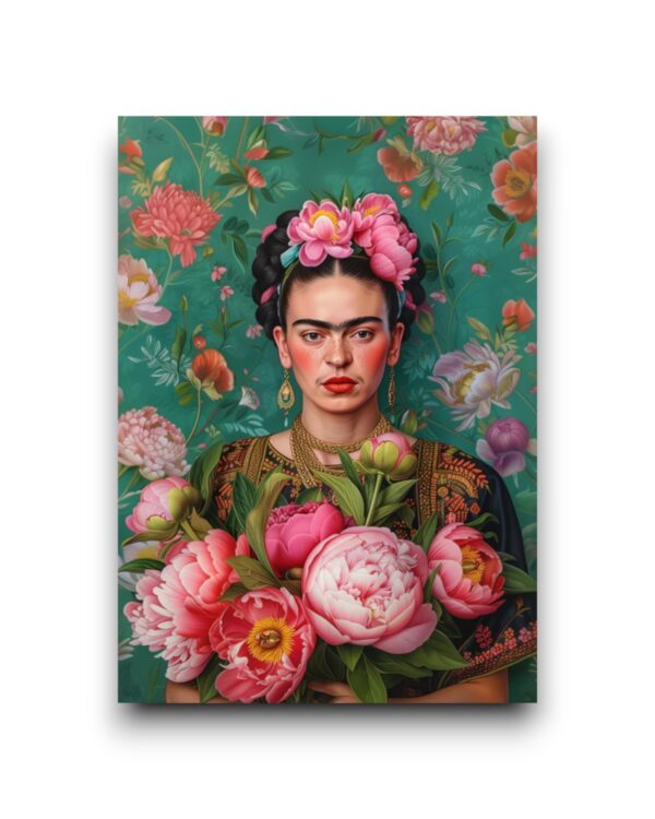 A6 Ansichtkaart - Frida Kahlo: Poppy Flowers