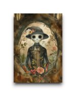 A6 Ansichtkaart - Halloween Characters: Fear