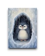 A6 Ansichtkaart - Snow Animals: Pinguïn