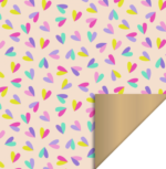 Cadeaupapier - Duo hartjes