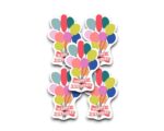 Stickers Happy Birthday ballonnen