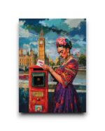 A6 Ansichtkaart - Frida Kahlo: Mailbox