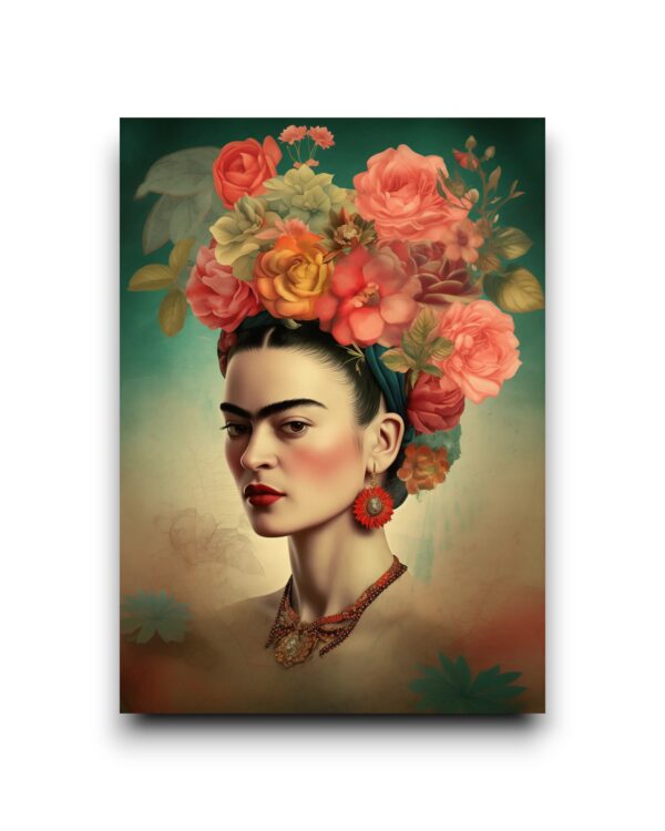 A6 Ansichtkaart - Frida Kahlo: Vintage beauty