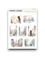 Stickervel - Wintertaferelen