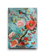 A6 Ansichtkaart - Floral Ladies: Beauty