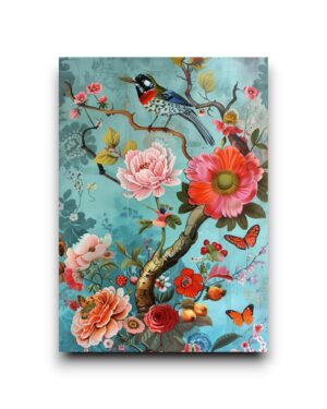 A6 Ansichtlkaart - Floral Ladies: Beauty