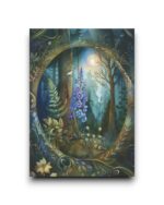 A6 Ansichtkaart - Bosbloemen: Delphinium