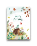 A6 Ansichtkaart - Hedgehog - Happy Birthday