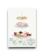 A6 Ansichtkaart - High tea