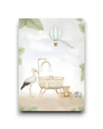 A6 Ansichtkaart - Baby Blauw