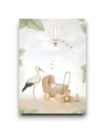 A6 Ansichtkaart - Baby Roze