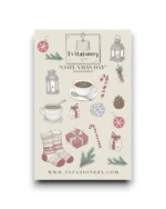 Stickervel - Gezellige kerstdag