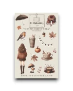 Stickervel - Herfstige boswandeling