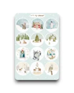 Stickervel - Kerst wensen