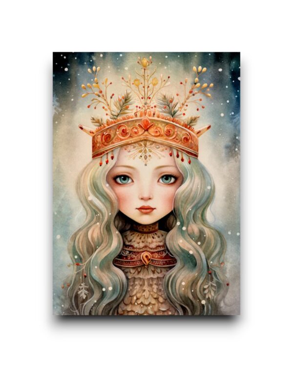 A6 Ansichtkaart - Yule Goddesses: Daisy