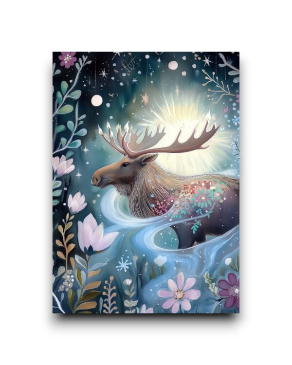 A6 Ansichtkaart - Imbolc Magic: Eland