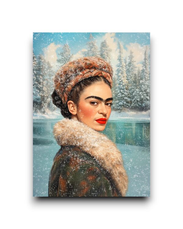 A6 Ansichtkaart - Frida Kahlo: Winter Glow