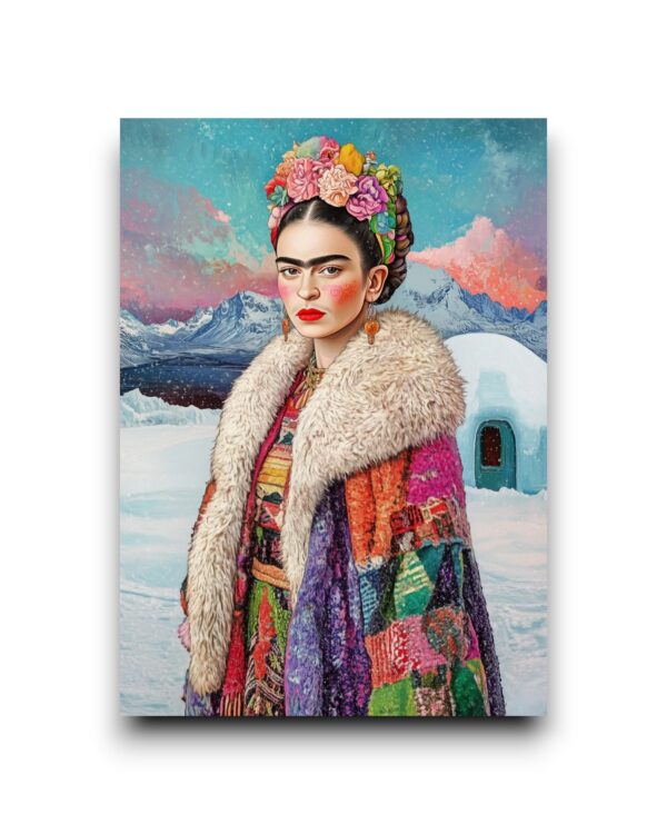 A6 Ansichtkaart - Frida Kahlo: Winter Mood